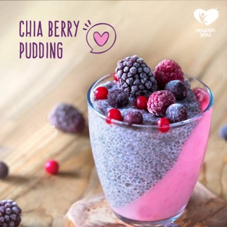 Nourish You - Chia Berry Pudding