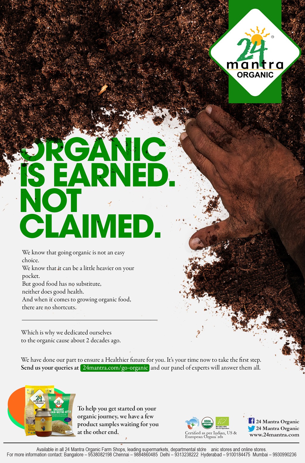 24 Mantra Organic - Organic Is Earned